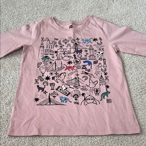 Pink Shirt from Tea Collection in size 6